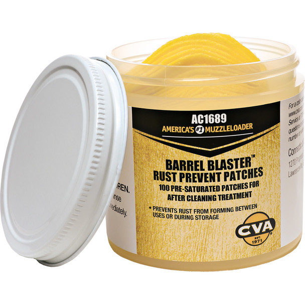 Cva Barrel Blaster Rust Prevent Patches 100 Pc.
