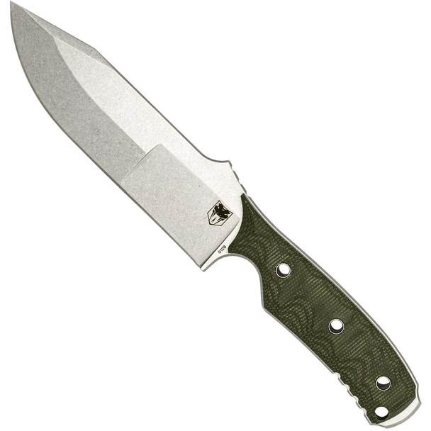 Cobratec Recondo Fixed Blade Knife Fixed Blade Od Green/satin Stonewash