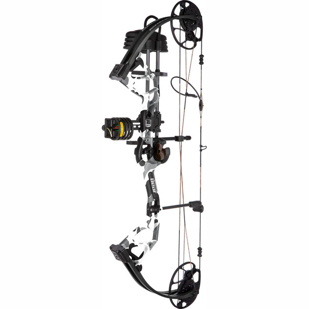 Bear Royale Rth Bow Package Fred Bear Whiteout/black 50 Lbs. Rh