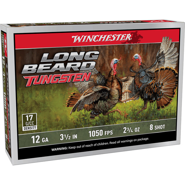 Winchester Long Beard Tungsten Load 12 Ga. 3.5 In. #8 Ts17 2 3/4 Oz. 5 Rd.