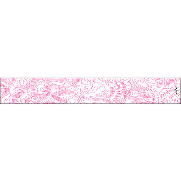 White Water Archery Thin Line Topo Wraps Flo Pink 5 In. X 1.125 In. 15 Pk.