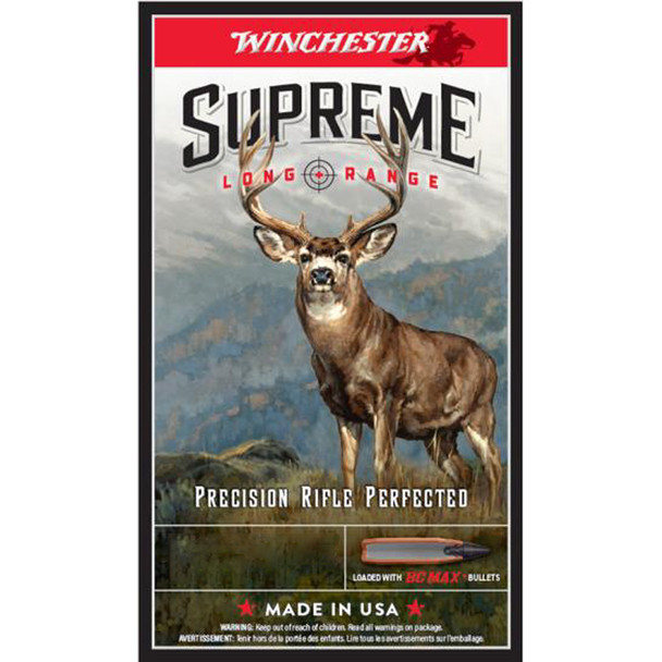 Winchester Supreme Long Range Ammo 30-06 Sprg 195 Gr. 20 Rd.