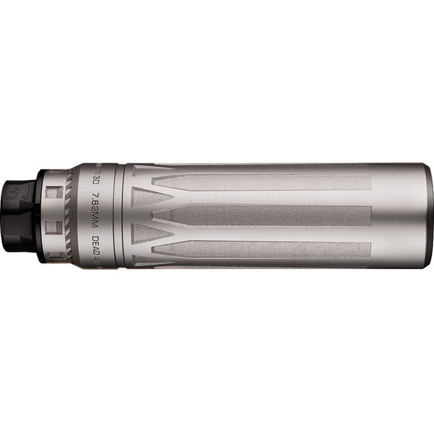 Dead Air Nomad Ti Xc Suppressor 7.62mm W/xeno Adpt & Da124 Omni Brake Silver