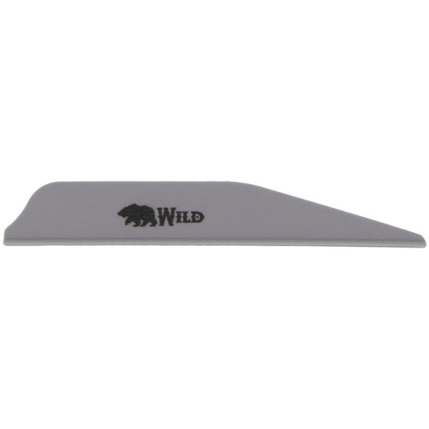 Bohning Wild Vanes 3 In. Silver 100 Pk.