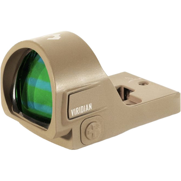 Viridian Rfx35 Reflex Sight 1x22 Micro Green Dot Rmr Mounting  Fde