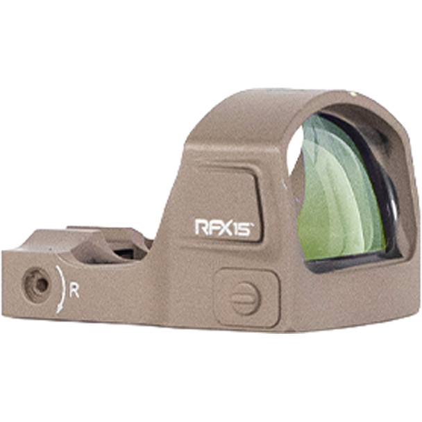 Viridian Rfx15 Reflex Sight 1x17 Micro Green Dot Shield Mounting Fde