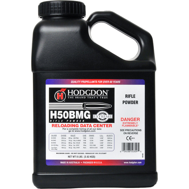 Hodgdon H50bmg Powder 8 Lb. Extreme Rifle Hazmat
