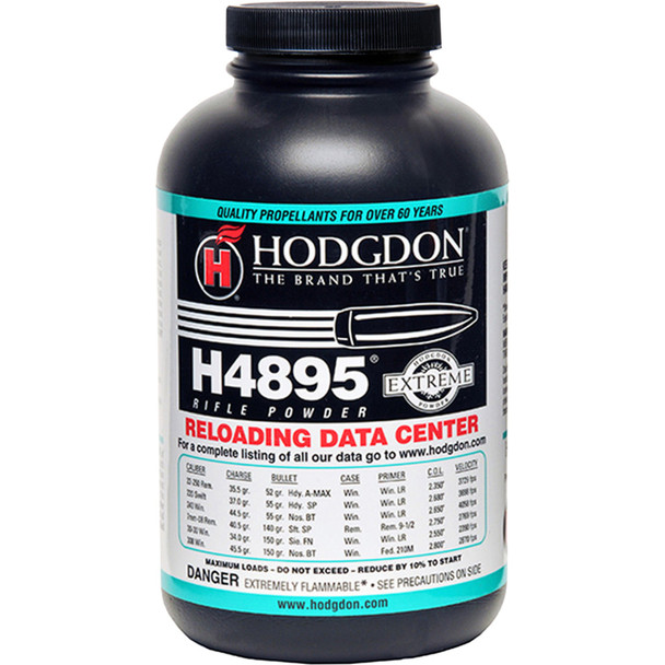 Hodgdon H4895 Powder 1 Lb. Extreme Rifle Hazmat