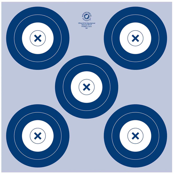 Maple Leaf Nfaa Indoor Target 5 Spot Target 25 Pk.