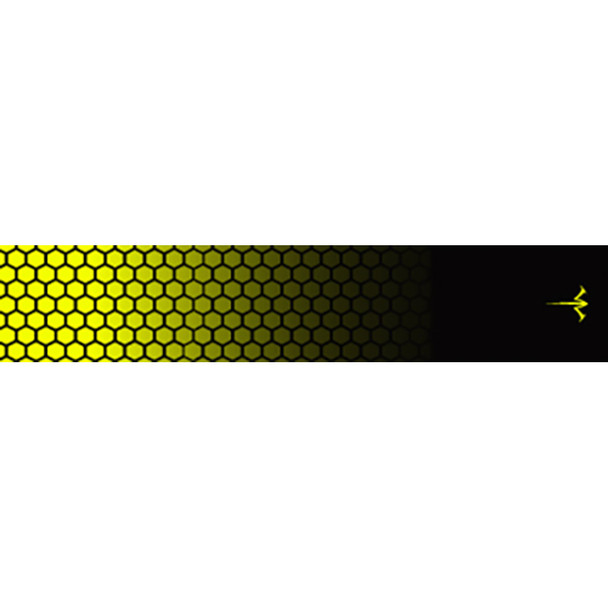 White Water Archery Honeycomb Fade Arrow Wraps Fade Flo Yellow 5 In. X 1.125 In. 15 Pk.