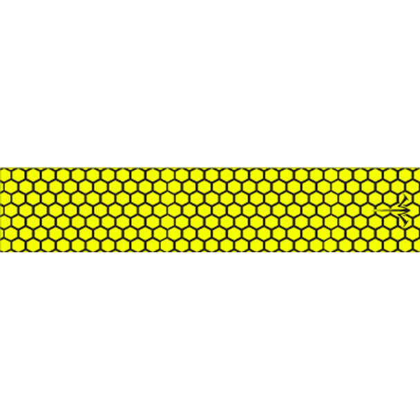 White Water Archery Honeycomb Fade Arrow Wraps Open Flo Yellow 5 In. X 1.125 In. 15 Pk.