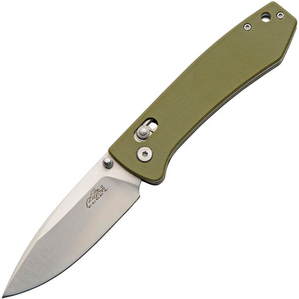 Szco G10 Rolling Lock Stainless Folder Knife 4.25 In. Moss Green
