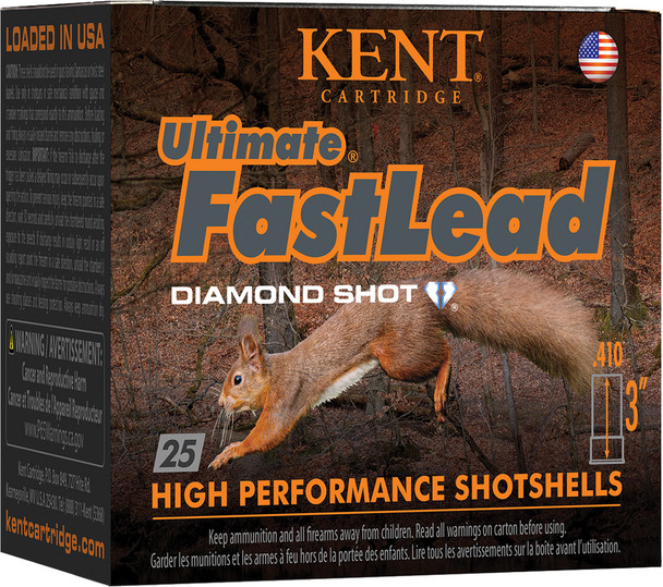Kent Ultimate Fastlead Upland Load 410 Ga. 3 In. 11/16 Oz. 7.5 Shot 25 Rd.