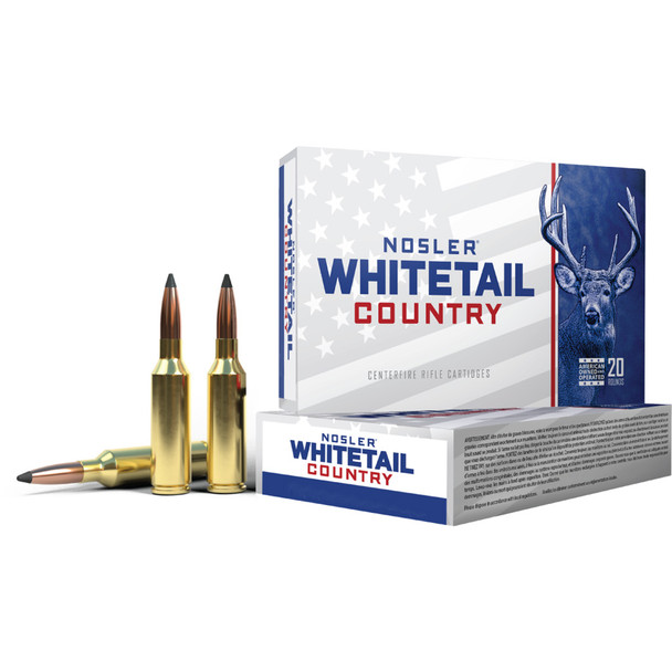 Nosler Whitetail Country Rifle Ammo 308 Win 150gr. Sb Sp 20 Rd