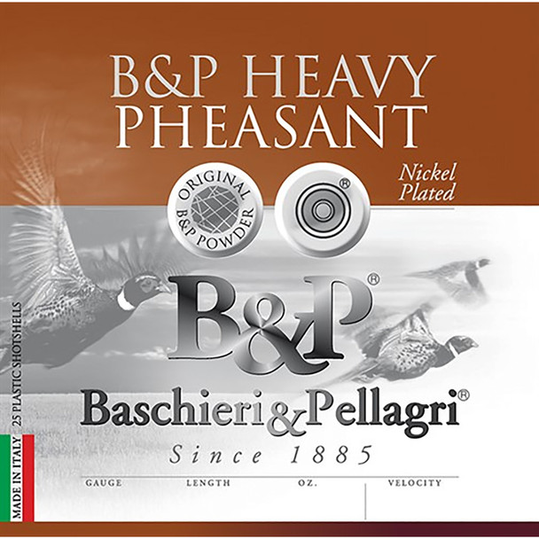 B&p Heavy Pheasant Shotgun Loads 12 Ga. 3 In. 1 5/8 Oz. 1400 Fps 4 Shot 25 Rd.