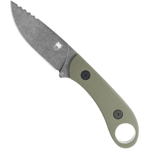 Cobratec D2 Skinner Knife Generation Ii Fixed Blade Od Green