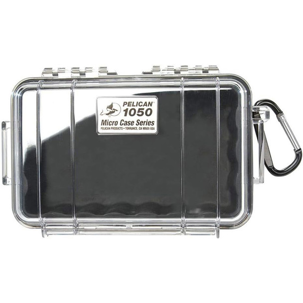 Pelican Waterproof 1050 Micro Case Black/clear