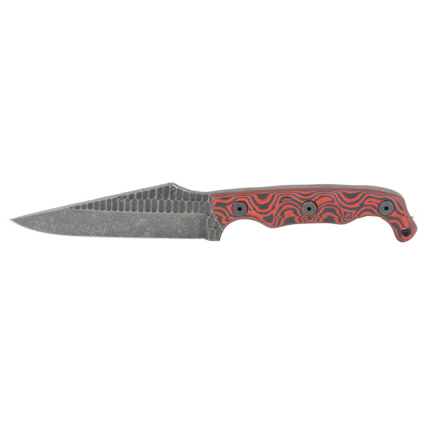 Stroup Tu2 4" Acid Etch Red/bk W/sth