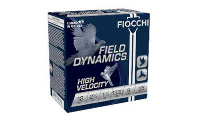 Fiocchi Hv Ld 12ga 2.75" #8 25/250