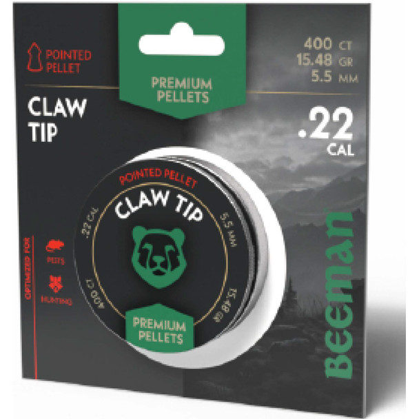 Beeman Claw Tip Pointed Pellets .22 400 Ct.