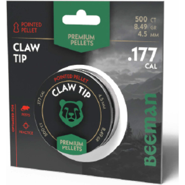 Beeman Claw Tip Pointed Pellets .177 500 Ct.