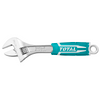 Adjustable Wrench With Rubber Handle