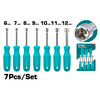 7Pcs Nut Screwdriver Set