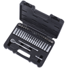 ITC 1/4" Drive SAE / Metric Chrome Socket Wrench Set - 40 PC