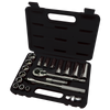 ITC 3/8" Drive Metric Chrome Socket Wrench Set - 20 PC