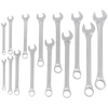 Combination Wrench Set - Polished - Metric - 14PC