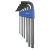Hex Key Set - Chrome Vanadium - Ball Nose - Metric - 7PC