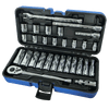 30 Pc 3/8" Dr Metric Socket Wrench Set - 12 Point