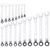 Reversible Ratcheting Wrench Set - Metric - 18 Pc