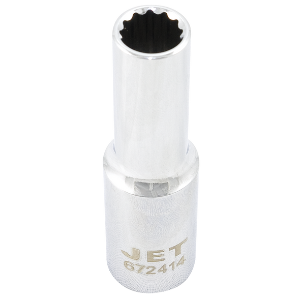 1/2" DR x 7/16" Deep Chrome Socket - 12 Point 672414 CTEC Supply