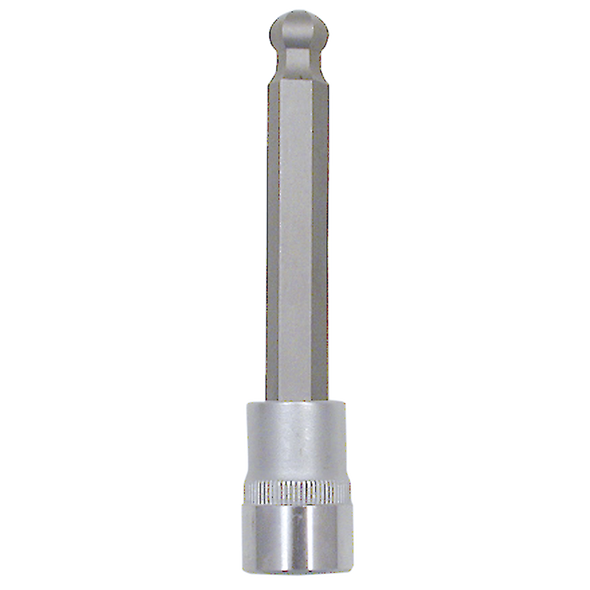 3/8" DR x 10mm S2 4" Long Ball Nose Hex Bit Socket