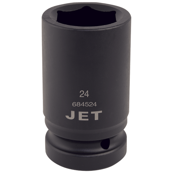 1" DR x 24 mm Regular Impact Socket - 6 Point