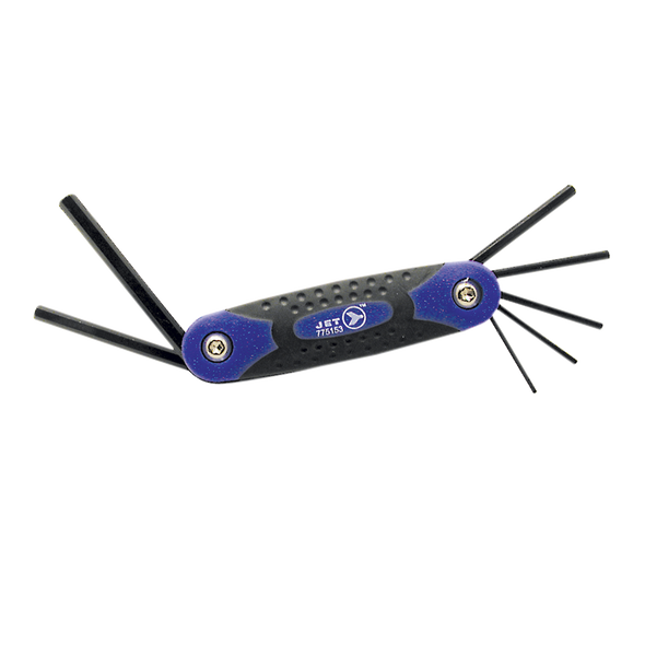 7 PC Metric Folding Hex Key Set