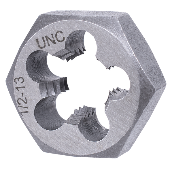 1/2"-13 NC Alloy Steel S.A.E. Hex Dies (1" Hex)