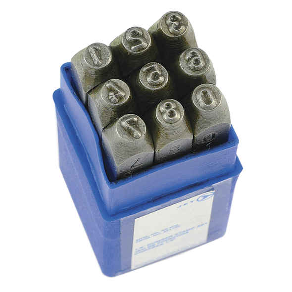 6mm Number Stamp Set