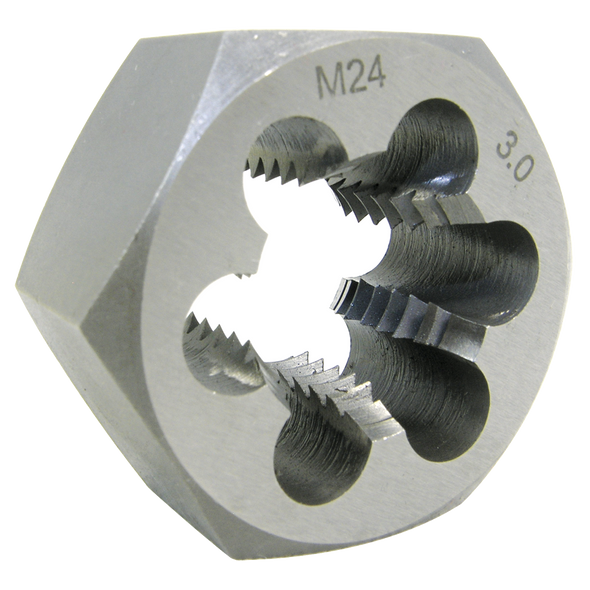 18mm-2.5 Alloy Steel Metric Hex Dies (1-7/16" Hex)