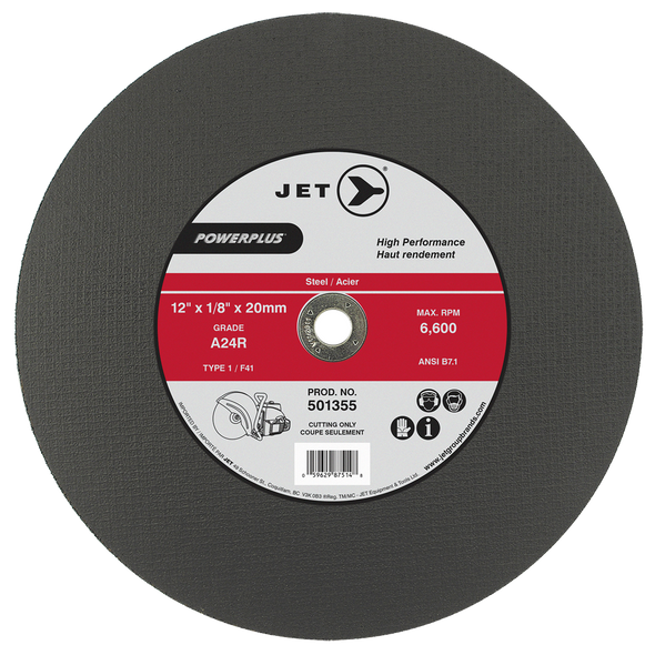 14" x 1/8" x 20mm A24R POWERPLUS T1 Cut-Off Wheel