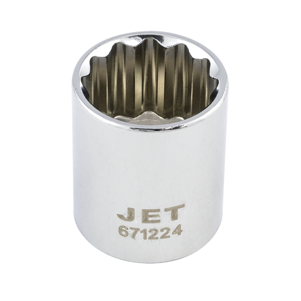 3/8" DR x 5/8" Regular Chrome Socket - 12 Point
