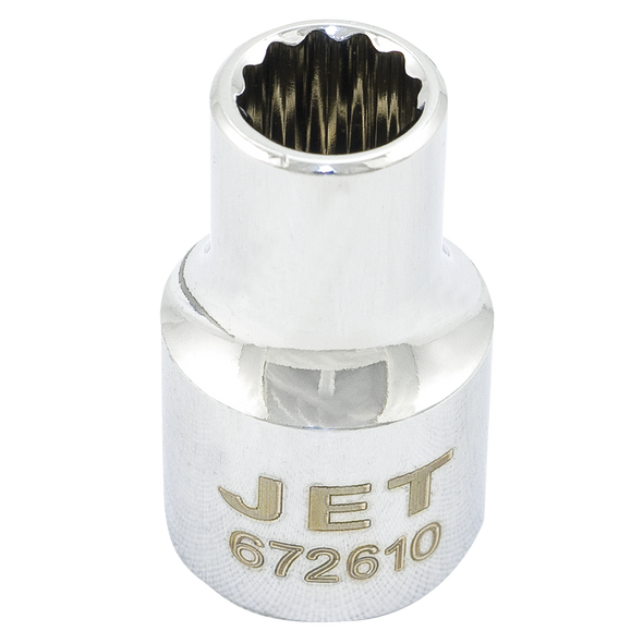 1/2" DR x 19mm Regular Chrome Socket - 12 Point 672619 CTEC Supply