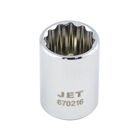 1/4" DR x 3/16" Regular Chrome Socket - 12 Point