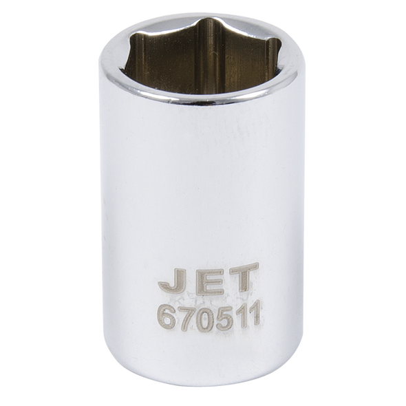 1/4" DR x 8mm Regular Chrome Socket - 6 Point