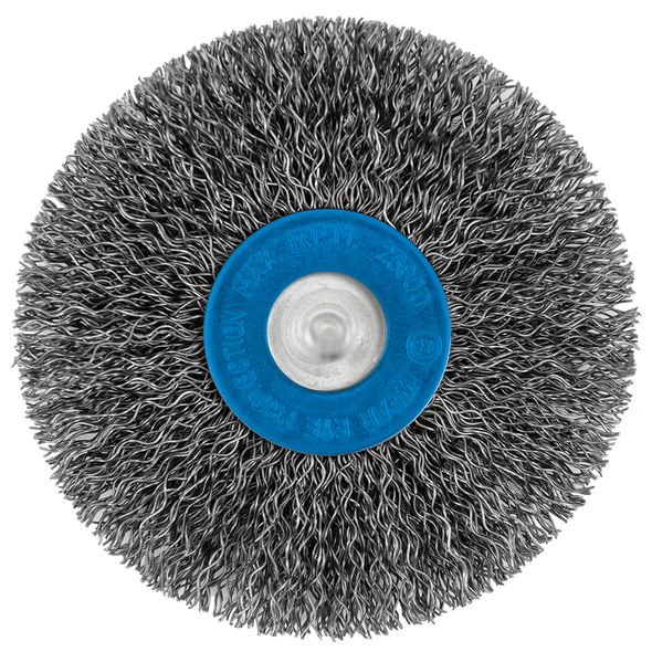 3 x 1/4" Shaft Mounted Crimped Radial Brush SST 553785 CTEC Supply