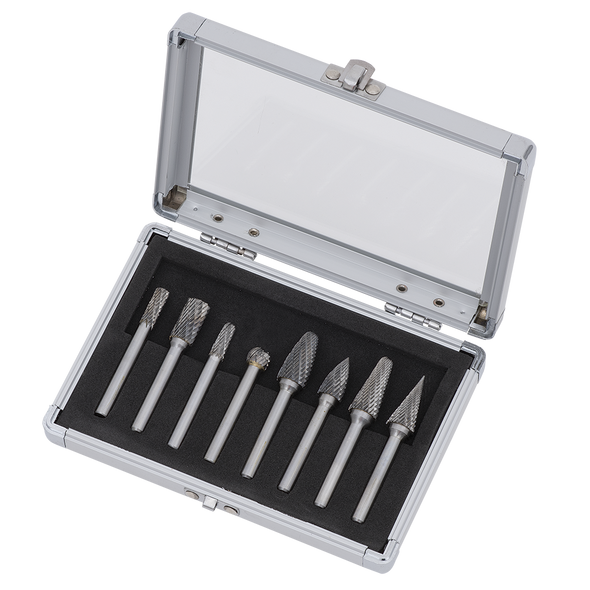 8 Pc Jet-Kut Carbide Bur Set - Premium