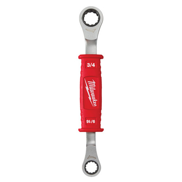 Lineman's 2-in-1 Insulated Ratcheting Box Wrench