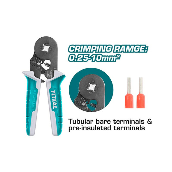 Ratchet Crimping Plier (0.25-10mm²)