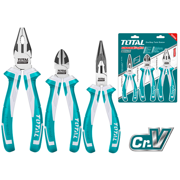 3pcs Cr-V Pliers Set